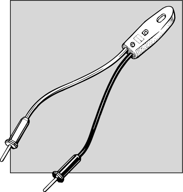 Figure 2-5: Electricity can be deadly. Use a circuit tester to make sure that wires are safe to handle.